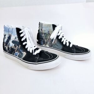 Vans SK8-Hi Moca Francis Stark~Poets On The Pyre~Skate Shoes High Top~Kids 4.5